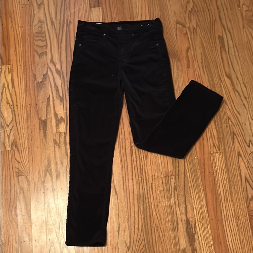 GAP Black Velvet Pants